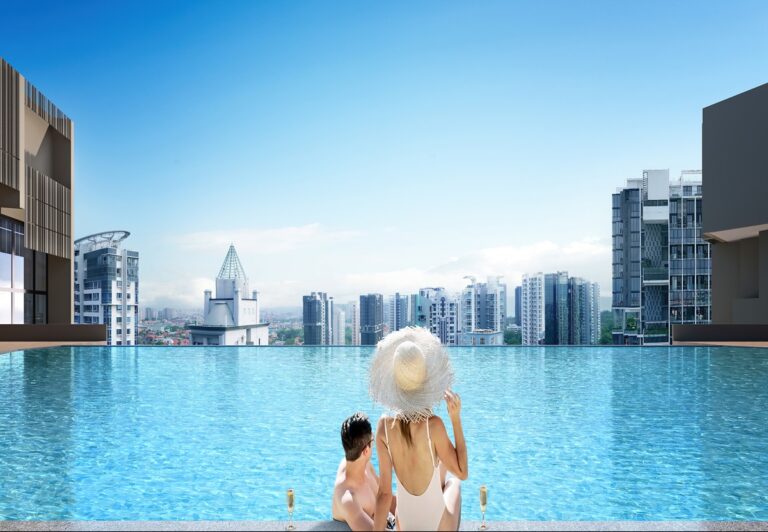 arina east residences sky pool
